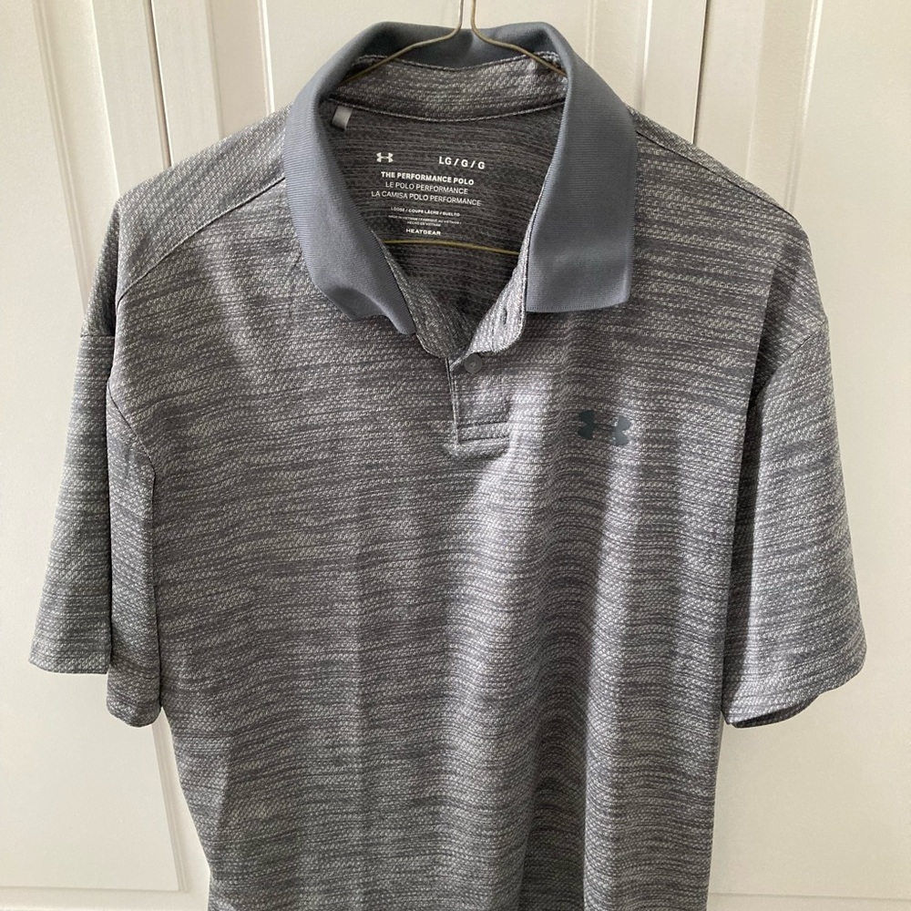 Mens Under Armour Large golf polo